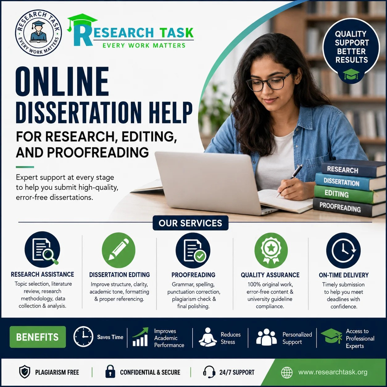 Online Dissertation Help for Research, Editing, and Proofreading
