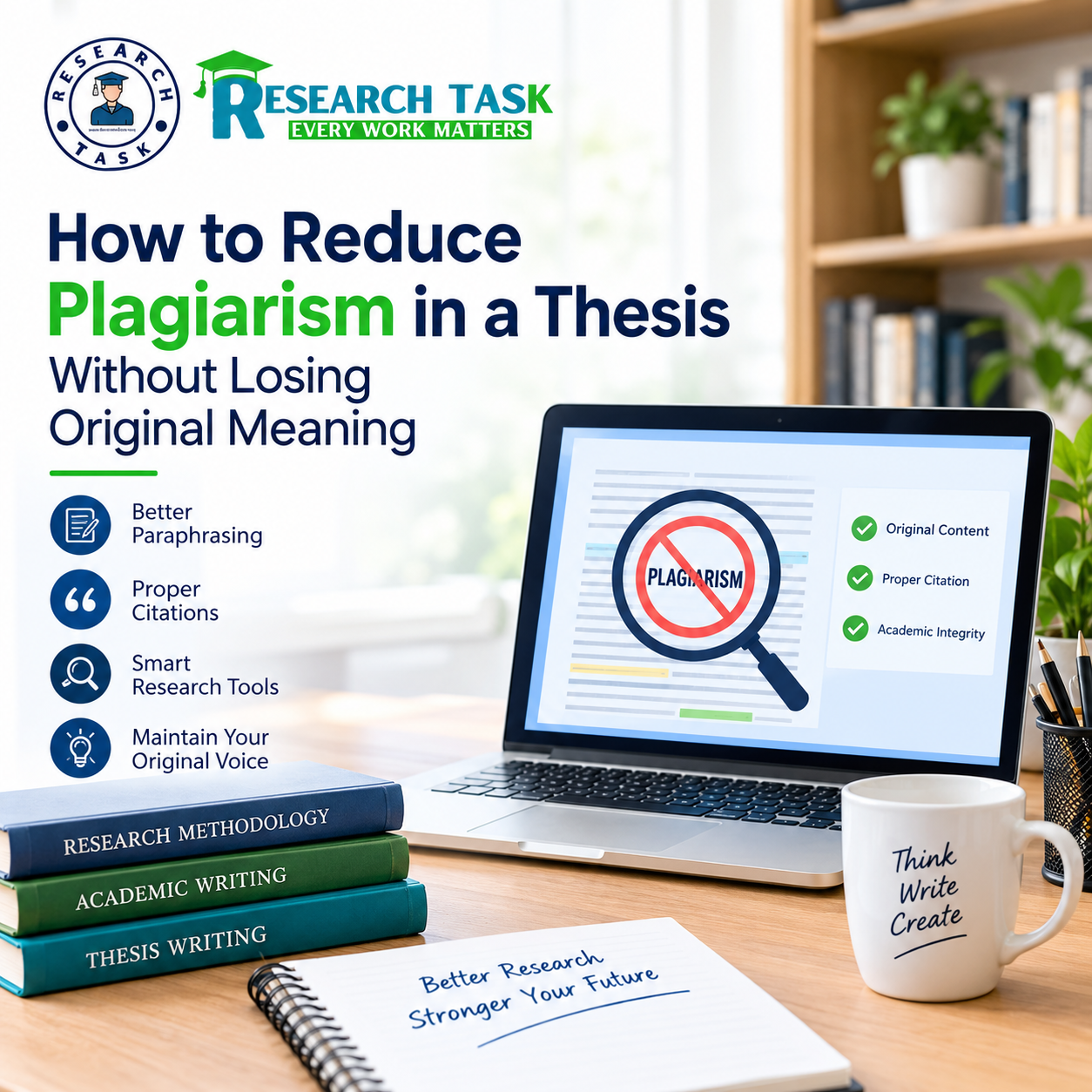 Reduce Plagiarism in a Thesis